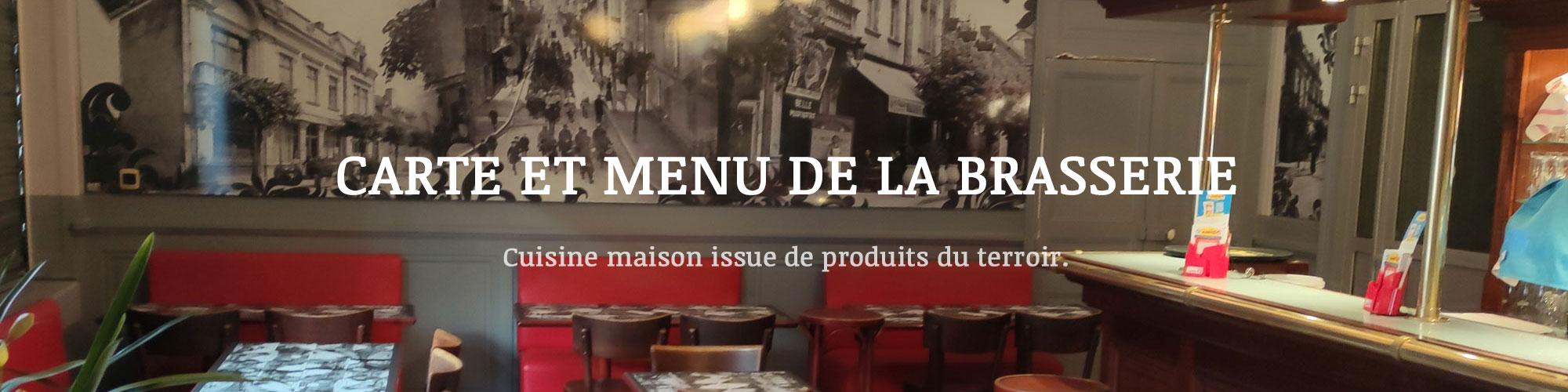 Découvrez la carte et les menus de la Brasserie du Théâtre